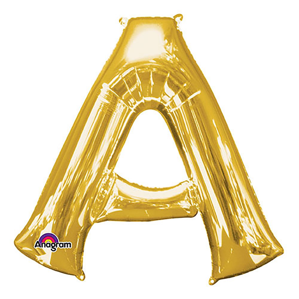 34 inch LETTER A - ANAGRAM - GOLD