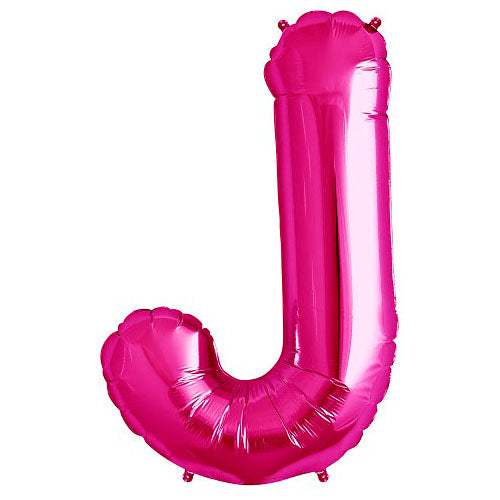 34 inch LETTER J - NORTHSTAR - MAGENTA