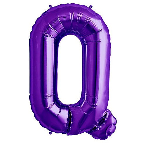 34 inch LETTER Q - NORTHSTAR - PURPLE