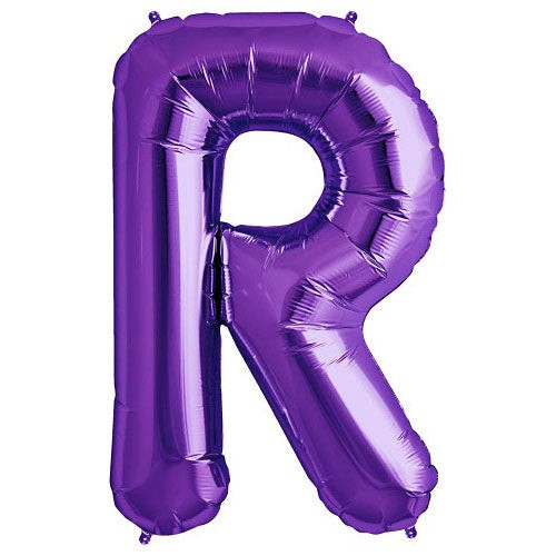 34 inch LETTER R - NORTHSTAR - PURPLE