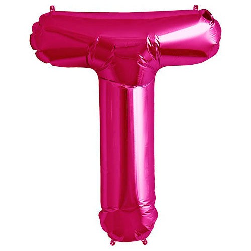 34 inch LETTER T - NORTHSTAR - MAGENTA
