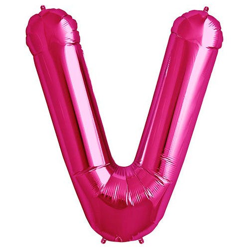 34 inch LETTER V - NORTHSTAR - MAGENTA
