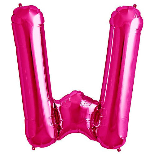 34 inch LETTER W - NORTHSTAR - MAGENTA