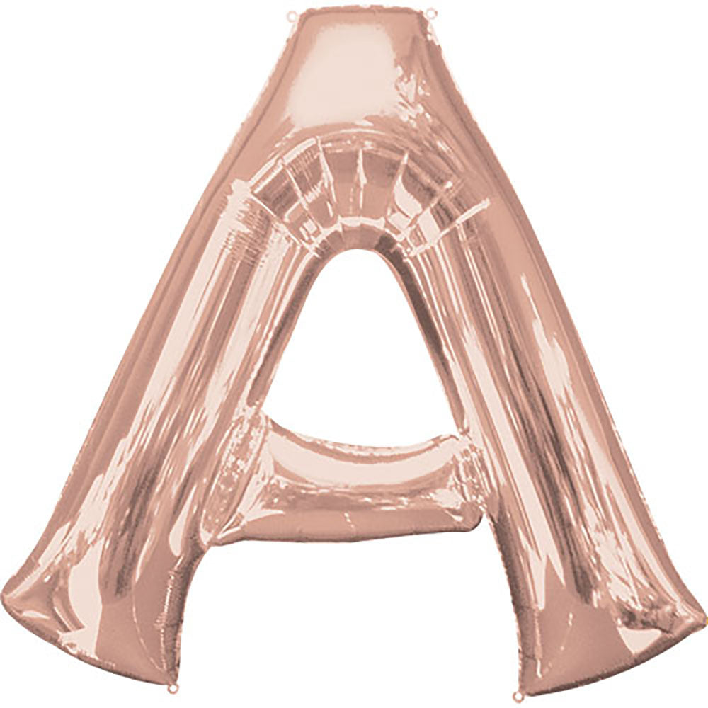 34 inch LETTER A - ANAGRAM - ROSE GOLD