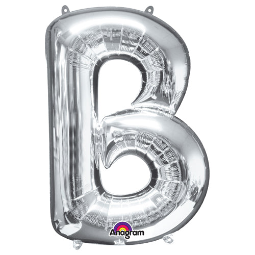 34 inch LETTER B - ANAGRAM - SILVER
