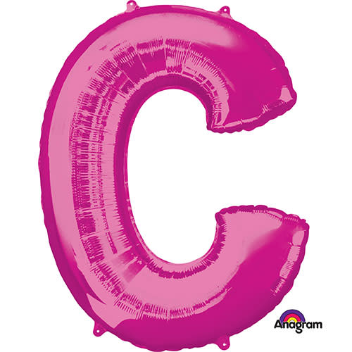 34 inch LETTER C - ANAGRAM - PINK