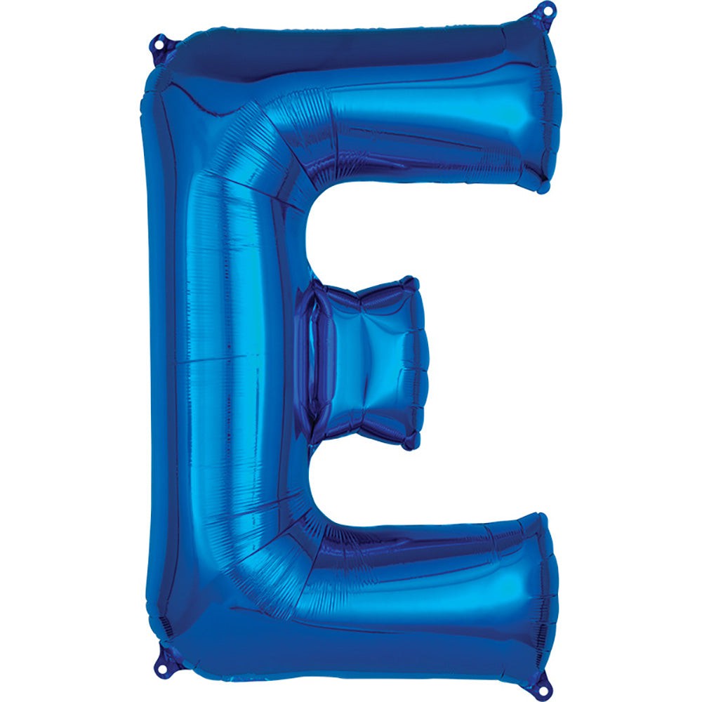 34 inch LETTER E - ANAGRAM - BLUE