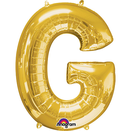 34 inch LETTER G - ANAGRAM - GOLD