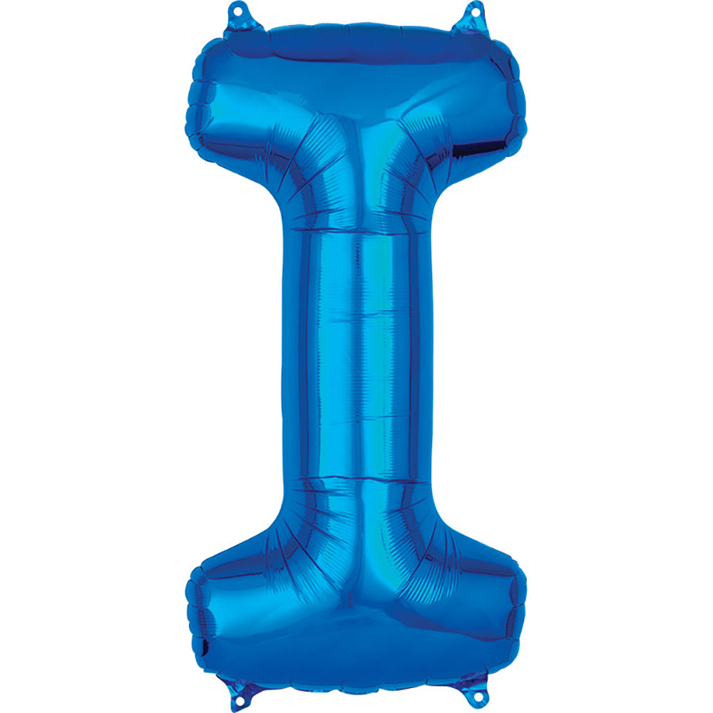 34 inch LETTER I - ANAGRAM - BLUE