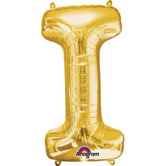 34 inch LETTER I - ANAGRAM - GOLD