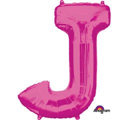 34 inch LETTER J - ANAGRAM - PINK