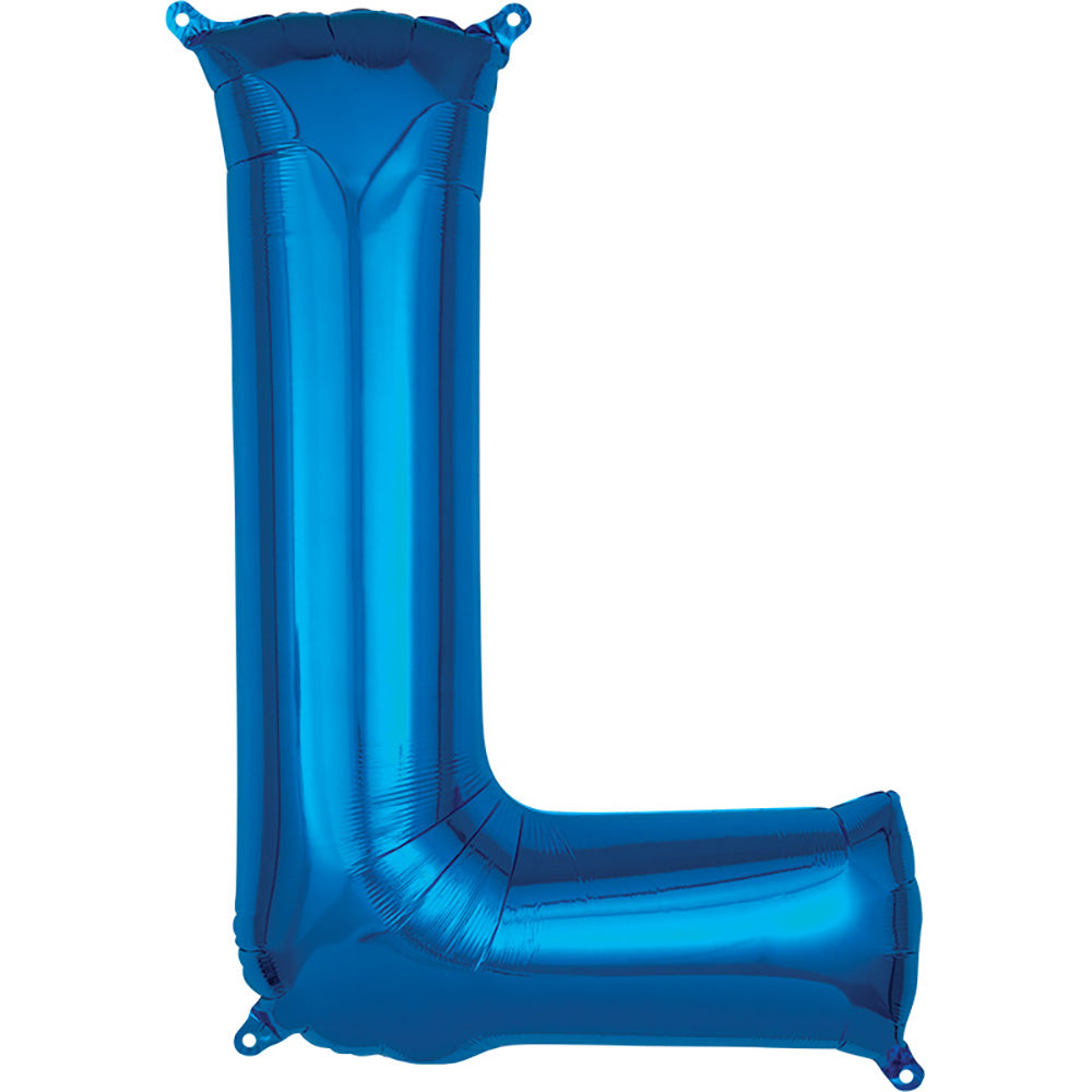 34 inch LETTER L - ANAGRAM - BLUE