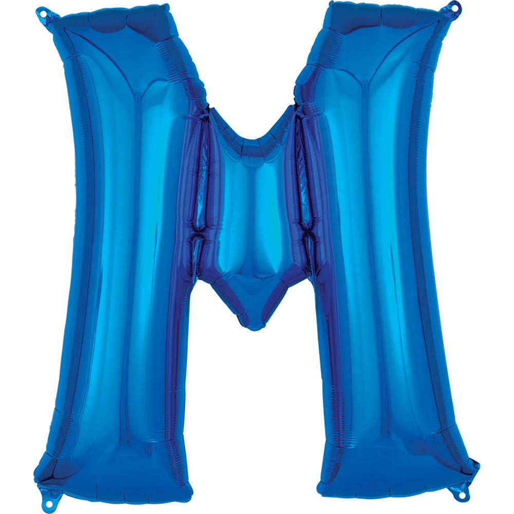 34 inch LETTER M - ANAGRAM - BLUE