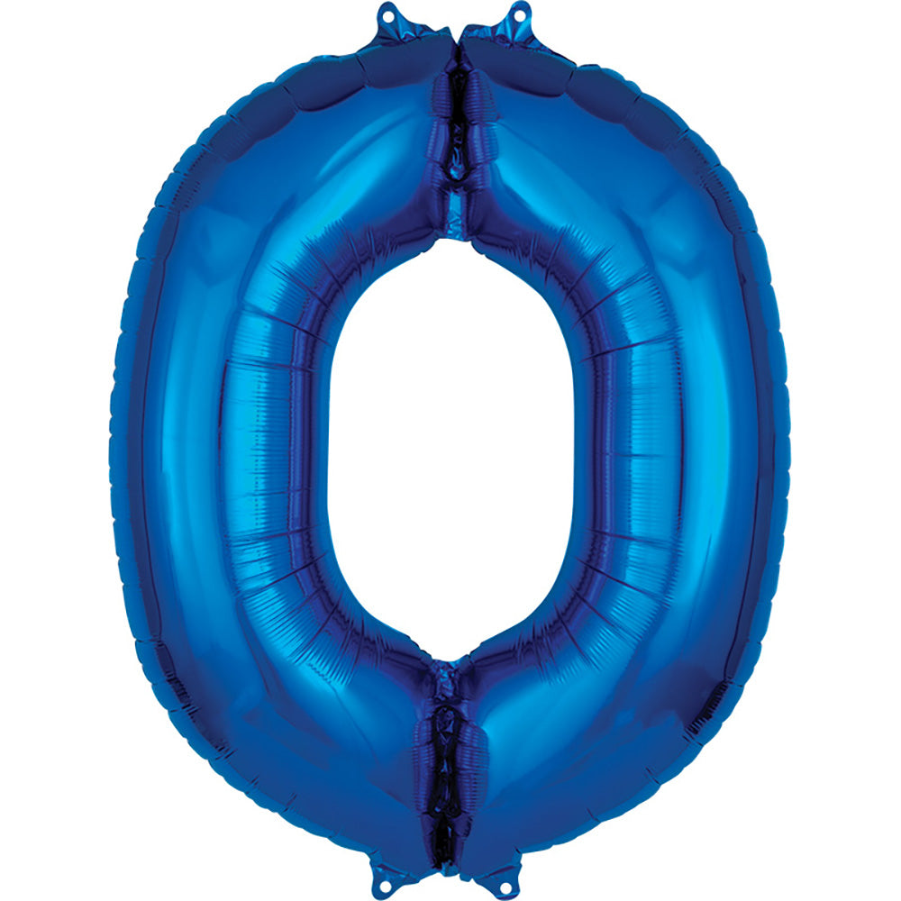 34 inch LETTER O - ANAGRAM - BLUE