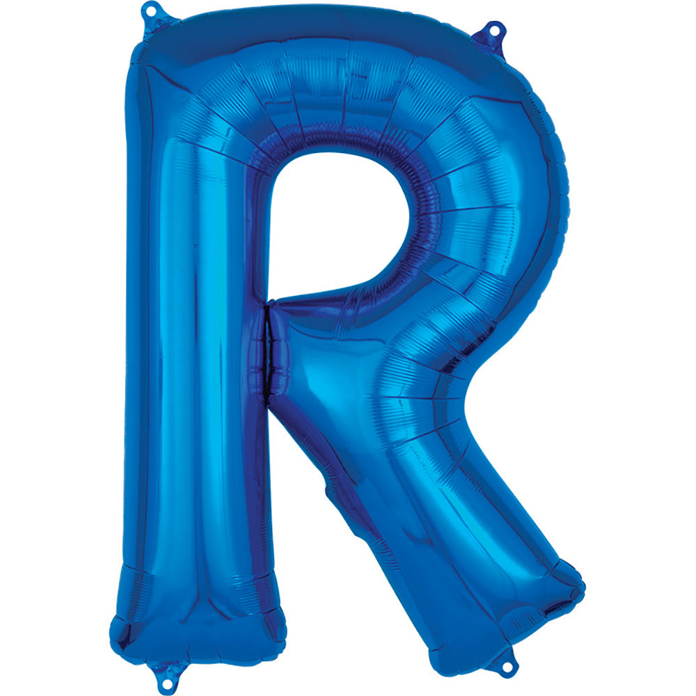 34 inch LETTER R - ANAGRAM - BLUE