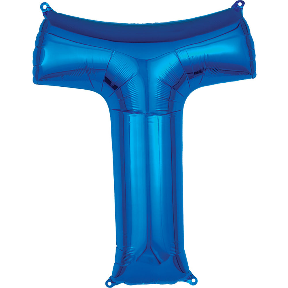 34 inch LETTER T - ANAGRAM - BLUE