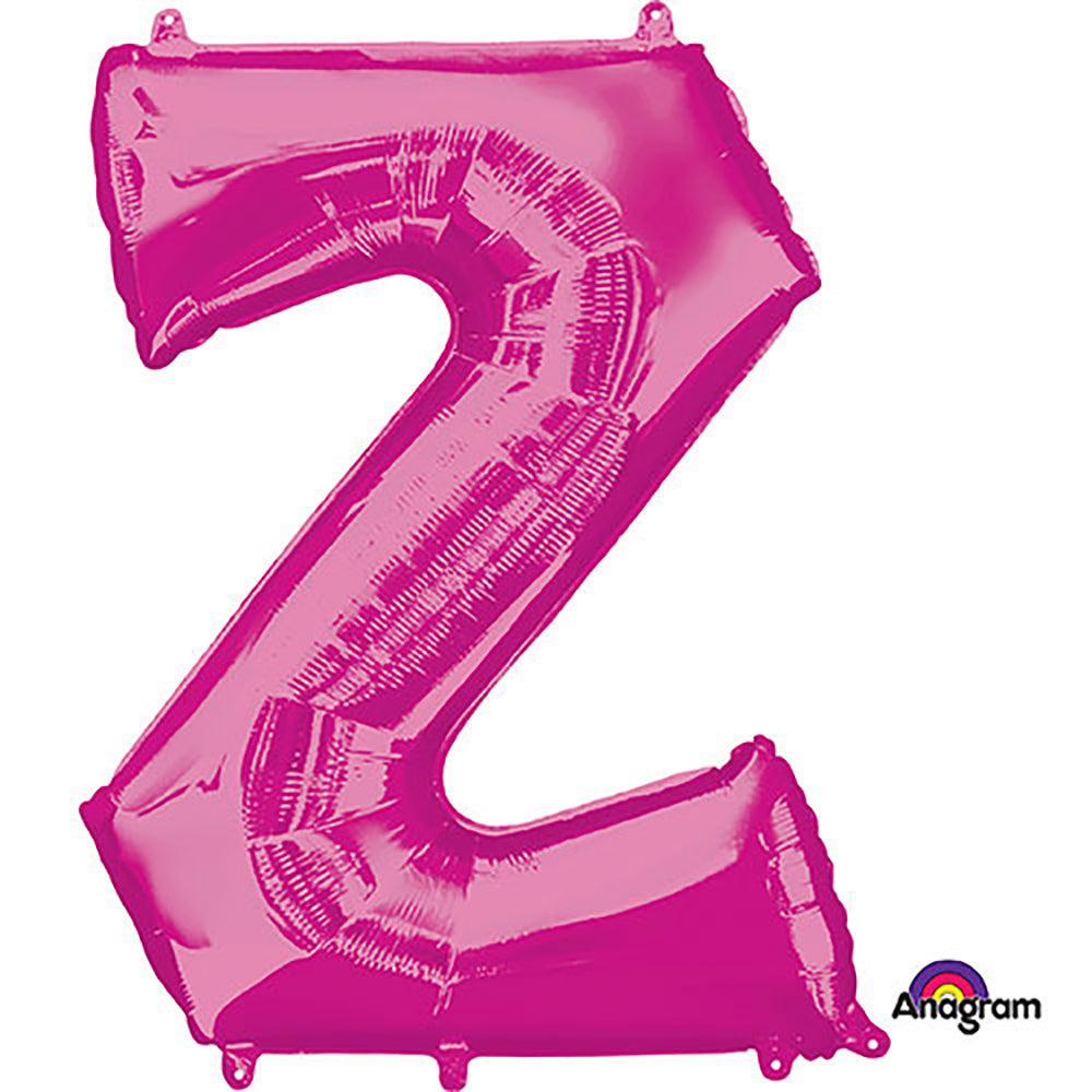 34 inch LETTER Z - ANAGRAM - PINK