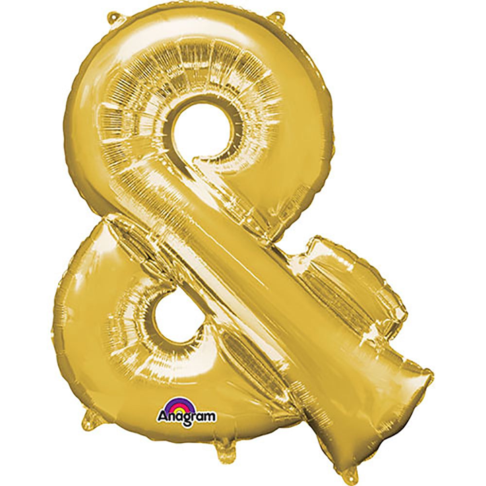 34 inch SYMBOL & AMPERSAND - GOLD