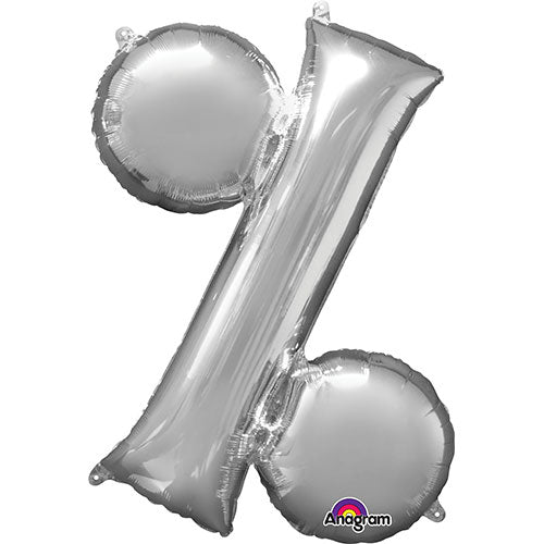 34 inch SYMBOL % - ANAGRAM - SILVER