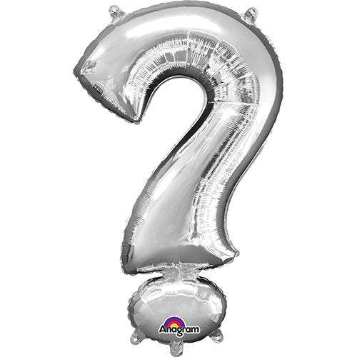 34 inch SYMBOL ? - ANAGRAM - SILVER