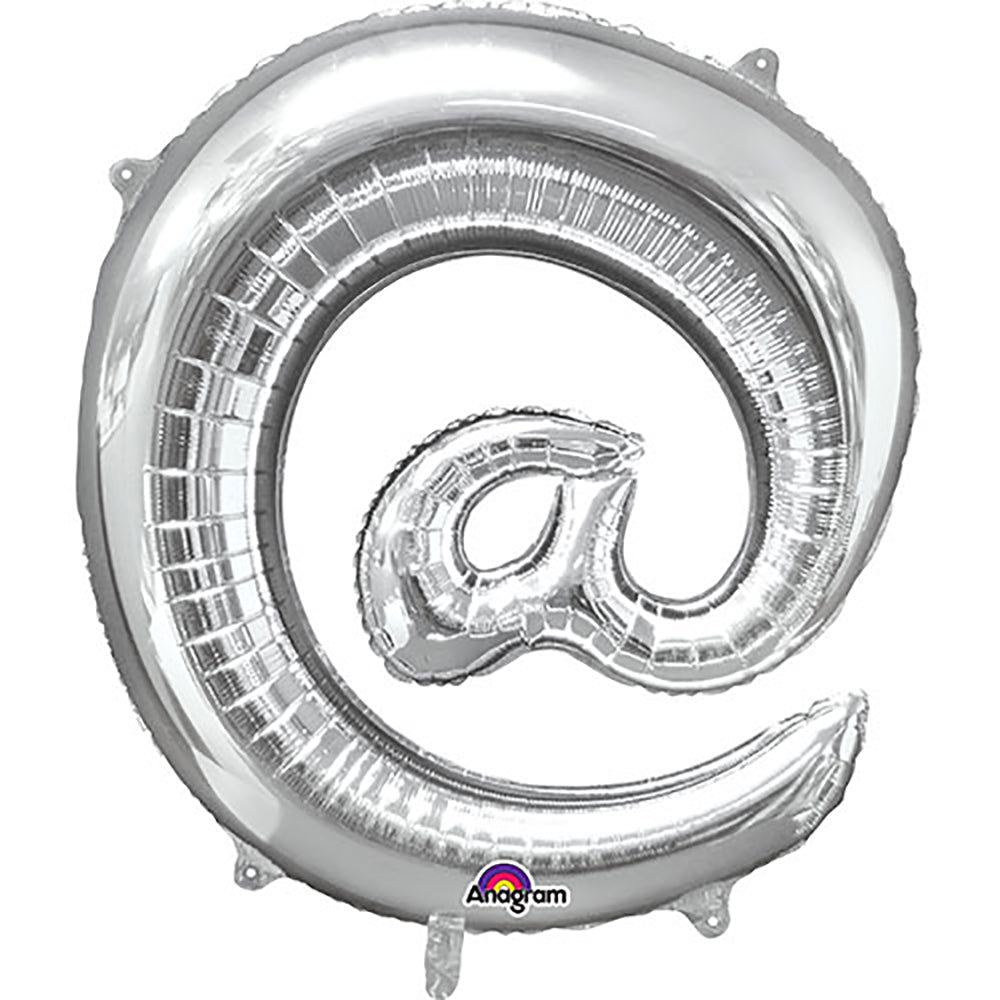 34 inch SYMBOL @ - SILVER