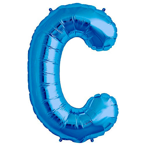 34 inch LETTER C - NORTHSTAR - BLUE