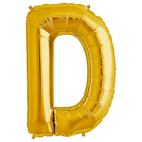 34 inch LETTER D - NORTHSTAR - GOLD