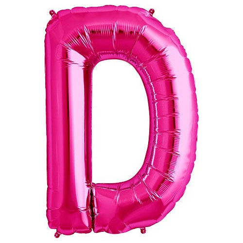 34 inch LETTER D - NORTHSTAR - MAGENTA