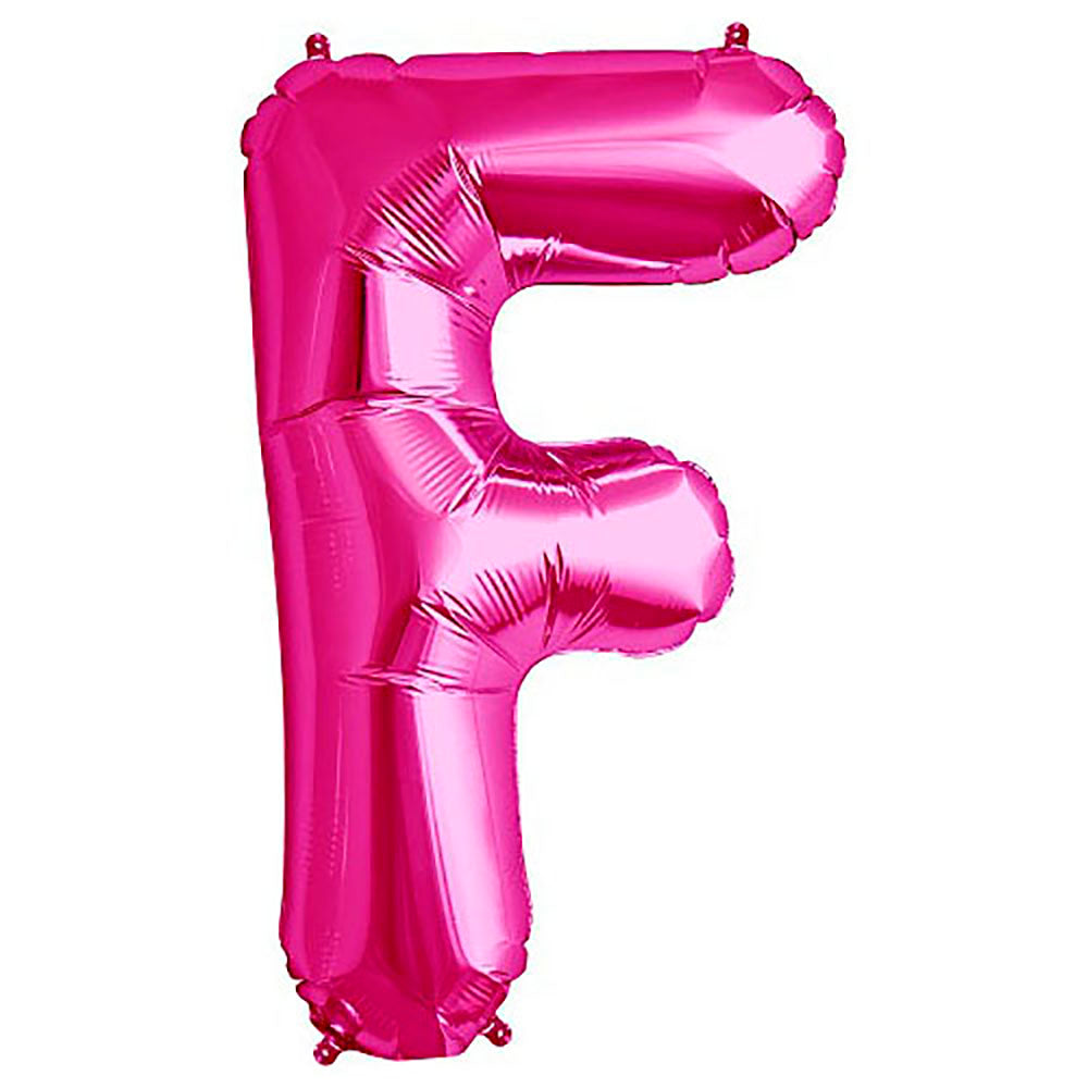 34 inch LETTER F - NORTHSTAR - MAGENTA