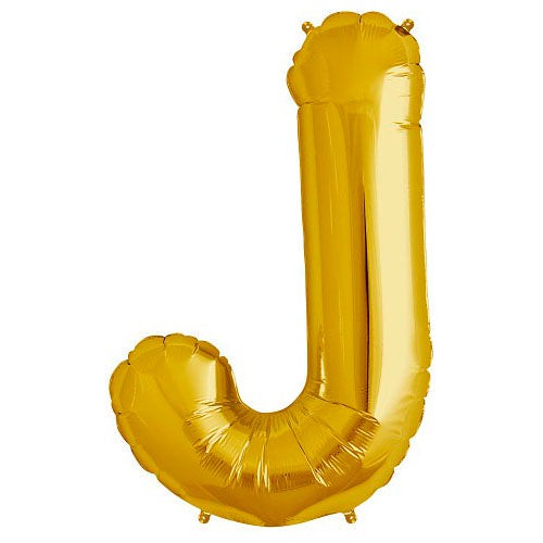 34 inch LETTER J - NORTHSTAR - GOLD