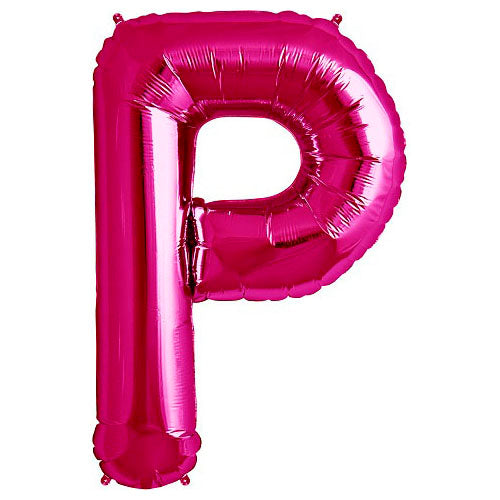 34 inch LETTER P - NORTHSTAR - MAGENTA