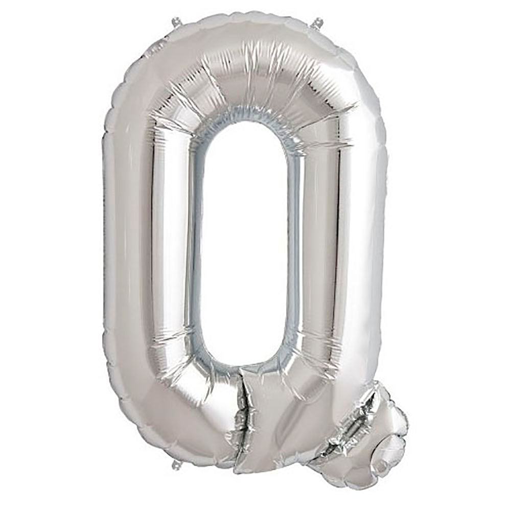 34 inch LETTER Q - NORTHSTAR - SILVER