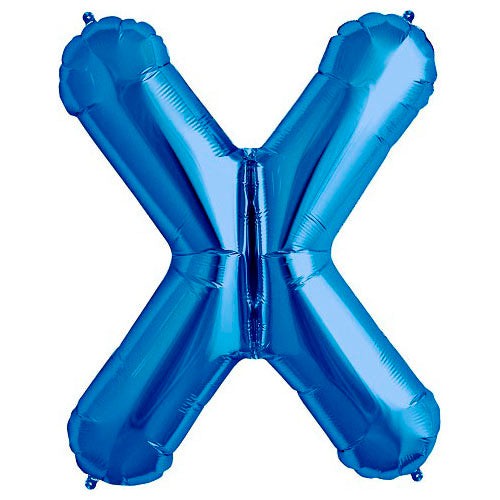 34 inch LETTER X - NORTHSTAR - BLUE