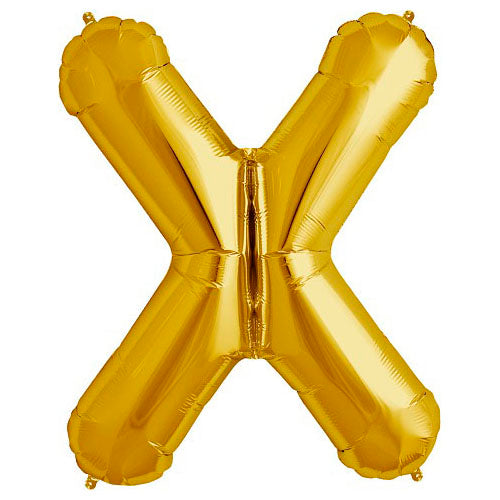34 inch LETTER X - NORTHSTAR - GOLD