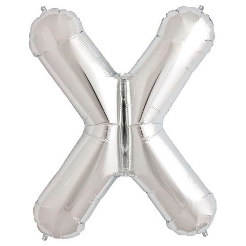 34 inch LETTER X - NORTHSTAR - SILVER